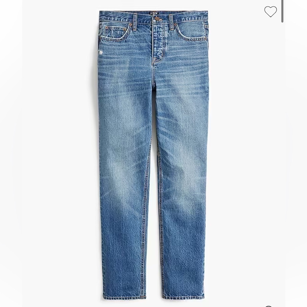 J crew Petite Premium Edition straight jean with button fly